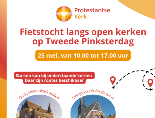 Fietstocht langs open kerken op 2e pinksterdag